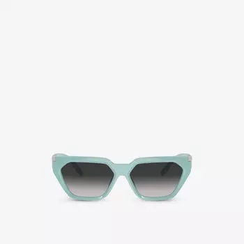 Tf4205U Стив Маккуин нестандартной оправы инжектированные солнцезащитные очки Tiffany & Co, синий