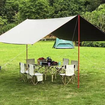 TFO открытый квадратный виниловый солнцезащитный навес для кемпинга 3*3 м 4767 нейтральный зыбучий песок золото