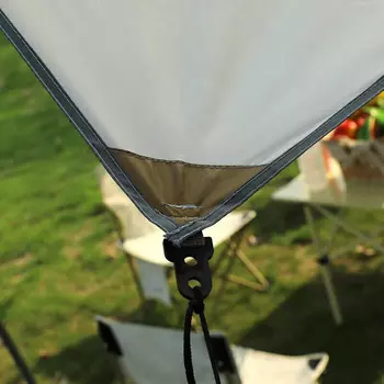 TFO открытый навес с серебряным покрытием, солнцезащитный, большой портативный непромокаемый тент 2502206, зыбучий песок, золото, 3*3 м