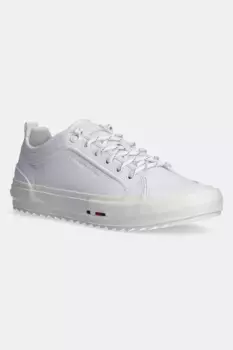 TH HI VULC CLEAT LOW LTH кожаные кроссовки Tommy Hilfiger, белый