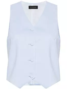THE ANDAMANE фактурный жилет, синий