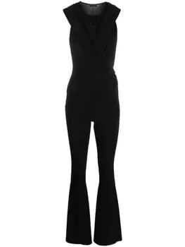 THE ANDAMANE расклешенный комбинезон без рукавов, черный