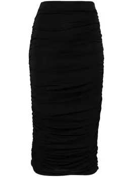 THE ANDAMANE юбка мини Livia со сборками, черный