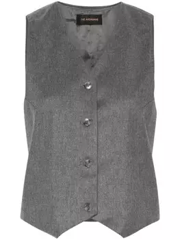 THE ANDAMANE жилет с V-образным вырезом, серый