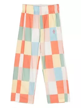 The Animals Observatory брюки Carrier в клетку, оранжевый