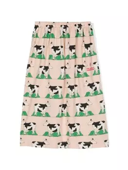 The Animals Observatory длинная юбка Ladybug, розовый