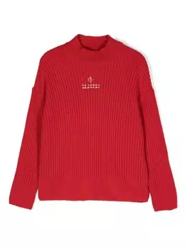 The Animals Observatory джемпер The Seal с логотипом, красный