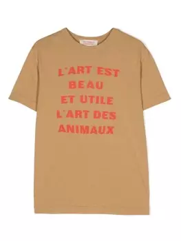 The Animals Observatory футболка Big Rooster, коричневый