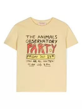 The Animals Observatory футболка Party Rooster, желтый