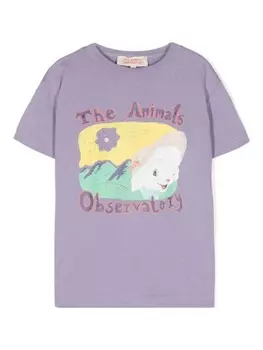 The Animals Observatory футболка Rooster из джерси, фиолетовый
