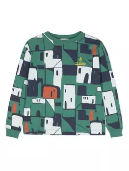 The Animals Observatory футболка The Houses с вышитым логотипом, зеленый