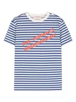 The Animals Observatory футболка The Stripes Rooster, синий