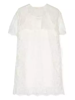 The Animals Observatory кружевное платье, белый