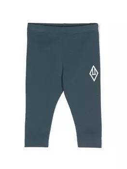 The Animals Observatory легинсы Penguin с логотипом, синий