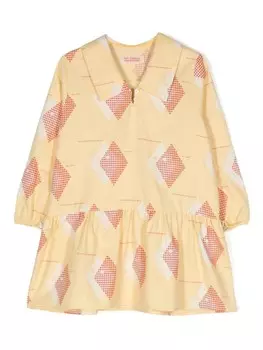 The Animals Observatory платье Albatross с геометричным принтом, желтый