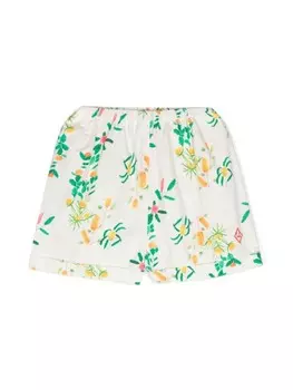 The Animals Observatory шорты Bee с цветочным принтом, белый