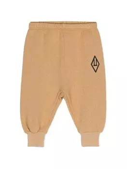 The Animals Observatory спортивные брюки с логотипом, коричневый