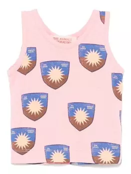 The Animals Observatory топ Macaque без рукавов, розовый