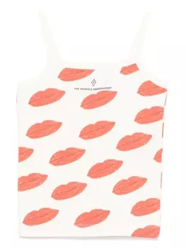 The Animals Observatory топ с принтом, белый