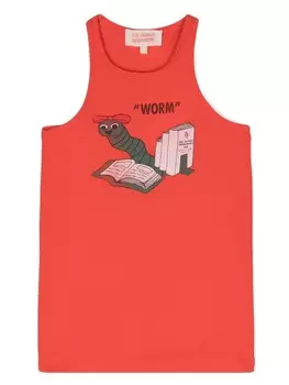 The Animals Observatory топ с принтом, красный