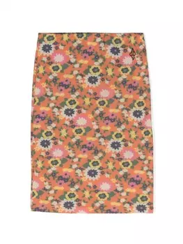 The Animals Observatory юбка Anaconda с цветочным принтом, оранжевый