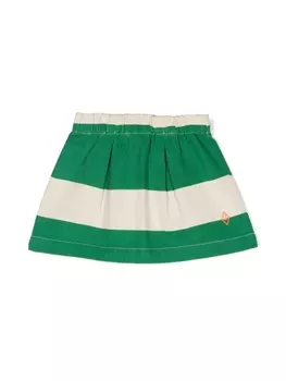 The Animals Observatory юбка в полоску, нейтральный цвет