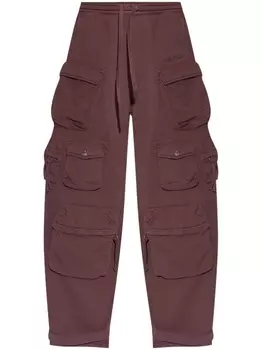 The Attico брюки карго, фиолетовый