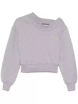 The Attico меланжевая толстовка, серый