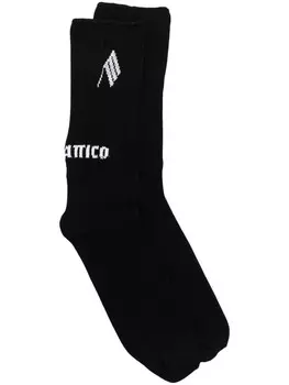 The Attico носки с логотипом, черный