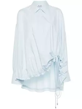 The Attico рубашка с кулиской, синий