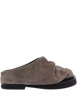 The Attico сабо Mini Robin, нейтральный цвет