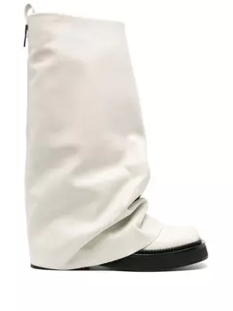 The Attico сапоги Robin, нейтральный цвет