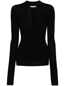 The Attico вязаный свитер, черный