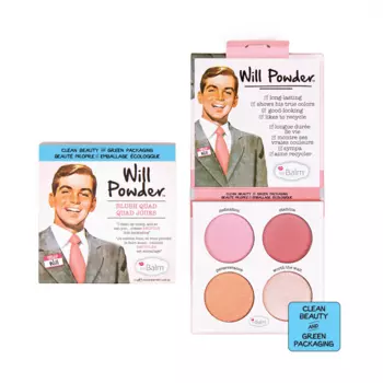 The Balm Blush Quad палетка румян, 10 г