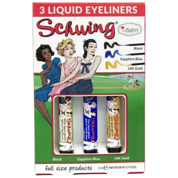 The Balm Schwing Holiday набор: подводка для глаз, 3x1,7 мл