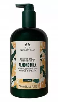 The Body Shop, Гель для душа, миндальное молочко, 750 мл