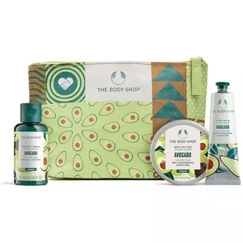 The Body Shop Подарочный мини-набор Rich & Creamy Avocado Крем для душа Масло для тела Бальзам для рук