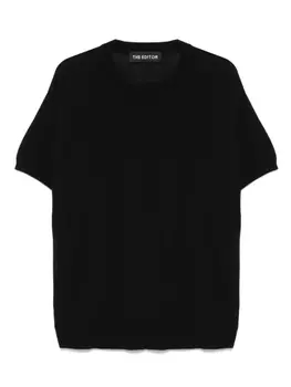 The Editor knitted Футболка, черный