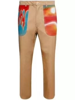 The Elder Statesman брюки сильвано, нейтральный цвет