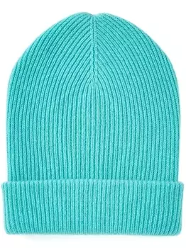 The Elder Statesman Parker ribbed-knit beanie, синий