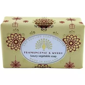 The English Soap Company Рождественское мыло «Ладан и мирра» 190г