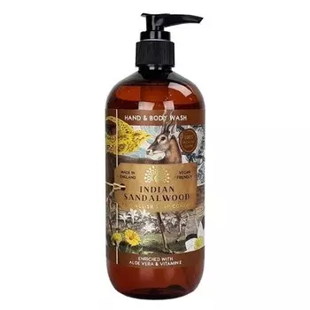 The English Soap Company Средство для мытья рук и тела с индийским сандалом, 500 мл