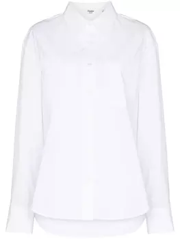 The Frankie Shop рубашка оверсайз Lui, белый
