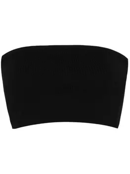 The Frankie Shop топ Winona в рубчик, черный