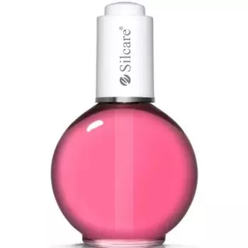 The Garden Of Color Масло для ногтей для кутикулы малиновое светло-розовое 75 мл, Silcare