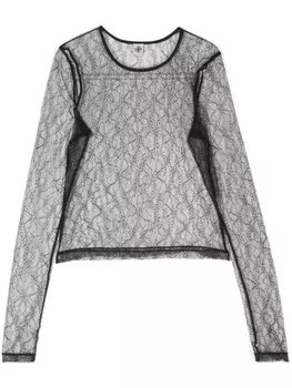 The Garment полупрозрачная блузка, черный