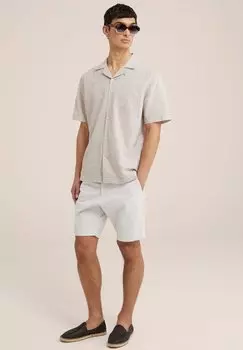 The Linen Blend WE Fashion, Рубашка WE Fashion, бежевый