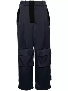 The Mannei брюки карго Umea со складками, синий