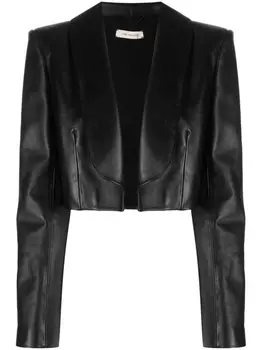The Mannei кожаный блейзер Ramana, черный