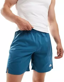 The North Face – 24/7 – синие шорты с логотипом